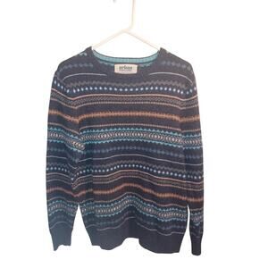 Urban Pipline Sweater Mens Medium Blue Multicolored Striped